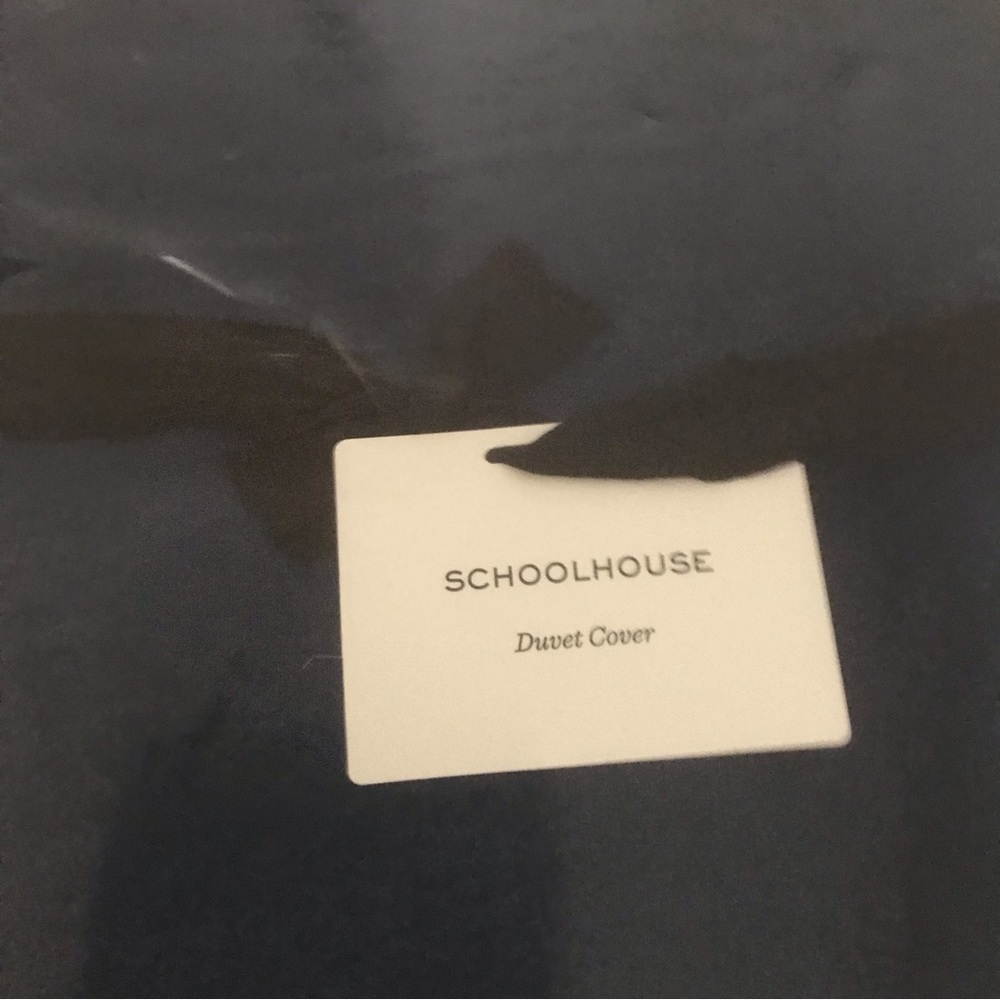schoolhouse linen duvet set nwt - Picture 5 of 9